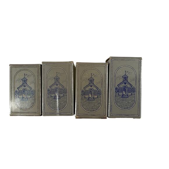 Vintage Avon Benjamin J. Bearington Fine Pewter Figurine Set 4 with Boxes & Bags - Picture 9 of 10